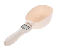 LIFKICH Digital Pet Food Spoon with Accurate Weighing and Lcd Screen Display, Abs Material, Creative Cat Head Shape, Multifunctional Measuring Spoon for Home Use