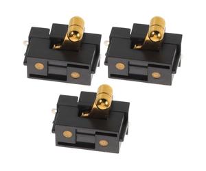 LIFKICH Electric Hair Clipper Toggle Switch 3Pcs Replacement Parts with Solder Piece for Stylist and Home Haircut Kits