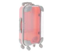 LIFKICH Empty Eyelash Organizer Luggage Shape Lash Holder Plastic Travel Case Creative Unique Design Good Seal Protects False Eyelashes from Being Crushed Lightweight
