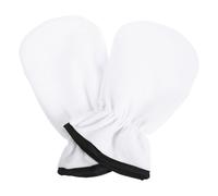 LIFKICH Exfoliating Spa Hand Gloves with Essential Oils for Moisturizing and Dead Skin Removal, White Hand Care Mittens with Elastic Cuff for Thermal Protection, 1 Pair