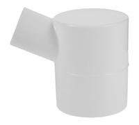 LIFKICH Facial Steamer Nozzle Replacement Plastic Leakproof Connection Multipurpose Utility White Adapter for Professional Salon Facial Steamer Repairing Part