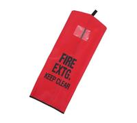 LIFKICH Fire Extinguisher Cover Fire Extinguisher Bag Cover Weatherproof Protection High Visibility Weather-resistant Fabric Outdoor Wall Use