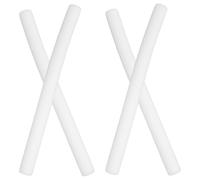 LIFKICH Flower Sticks 4pcs White Solid Sponge Tubes for Crafting, Durable Modeling Foam Cylinders for Event Flower Arrangement and Home Decor