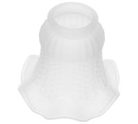 LIFKICH Glass Pendant Lamp Shade Replacement Cover, E27 Reverse Mouth Flower-Shaped Glass Lampshade Suitable for Indoor Wall and Ceiling Lights