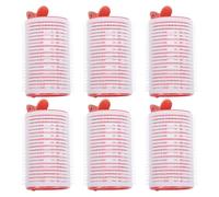 LIFKICH Hair Curlers 6Pcs Self Grip Bang Rollers Clips for Heatless Styling and Root Volume at Home