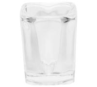 LIFKICH Heart-Shaped Crystal Glass Cocktail Glass 45ml for Wine and Liquors, Convenient for Drinking and Reducing Waste, for Restaurants and Office Use