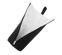 LIFKICH Heat Resistant Curling Iron Travel Case Holder with Hook, Lightweight Black Cloth Storage Pouch Preventing Burns for Hair Tools Curler Daily Storage and Closet Organisation