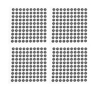 LIFKICH High Precision 3d Scanner Reference Markers 200 Tracking Dots on Reflective Film for Accurate Alignment and Diffuse Reflection in 3d Scanning and Animation Production