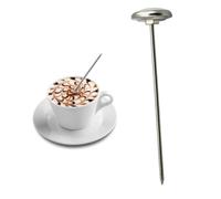 LIFKICH High Precision Food Thermometer Stainless Steel Mini Kitchen Gadget for Milk Coffee Soup Yoghurt Jam Quick Reading No Battery Needed Home Use