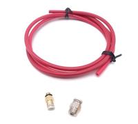 LIFKICH Hot End Extrusion Quick Coupling Pc4-m6 M10 for Bowden Extruder 3D Printer Accessories Metal Material Red PTFE Tube Connector Easy to Install