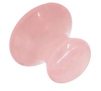 LIFKICH Jade Gua Sha Massage Tool Mushroom Shape Rose Quartz Facial Massager Ergonomic Design Wrinkle Removal Pink Powder Crystal for Beauty Salons on The Go