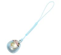 LIFKICH Japanese Style Copper Bell Pendant Cute Keychain Charm for Bags Backpacks and Phones Creative and Practical Accessory Blue Decorative Key Pendant