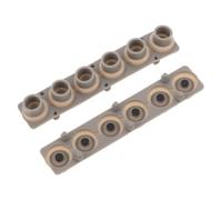 LIFKICH Key contact sheet replacements silicone conductive rubber 2pcs for electronic keyboard repair accessories with easy DIY installation at home and school