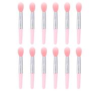 LIFKICH Lipstick Gloss Lip Silicone Professional Set Brush 12pcs for and, with Soft Silicone Material to Apply Colour, Cosmetic Tool Home Use Makeup for Those Who Love