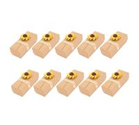 LIFKICH Lipstick Packing Boxes for Perfume and Makeup Storage 10pcs Sunflower Kraft Paper, Small Delicate Paper Box 8.7x5.5x2.8cm Wrapping Supplies for Women