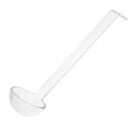 LIFKICH Long Handle Soup Ladle Spoon PC for Serving Sauces Buffets and Ramen with Secure Bent Tail for Catering Use