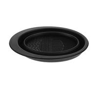 LIFKICH Makeup Brush Scrubber Silicone Cleaning Mat Black Practical Unique Design Not Deformed for Girlfriend Makeup Brush Cleaning