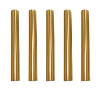 LIFKICH Manicure Pen Caps with Inner Diameter 8-9mm 5pcs Zinc Alloy for Pens Practical Metal Nail Brush Protectors to Extend Service Life, for Nail Art and Painting