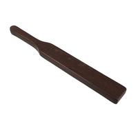 LIFKICH Manual Wooden Paddle Long Handheld Massager for Shoulder Neck Back Legs Arms Ergonomic Smooth Wood Grain Body Massage Hammer for Home Office Health Care