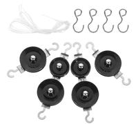 LIFKICH Mechanics Experiment Pulley Block Teaching Tool with Iron Material and Storage Box for Home Education and School Laboratories, for Understanding Principles of Force and Motion