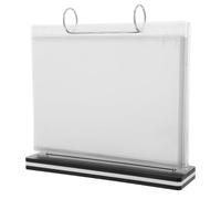 LIFKICH Menu Card Holders Plastic Poster Stand Desktop Flip Display Stand for Offices and Tabletop Signs