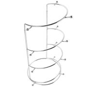LIFKICH Multi Tiered Headband Holder and Crown Display Rack for Hair Accessories Storage in Retail Environments, Gold and Silver Finish for Women