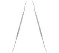 LIFKICH Needles with Lightweight Non- Handle Stainless Steel Double 2pcs Silver for Beekeeping Professional and Personal Use