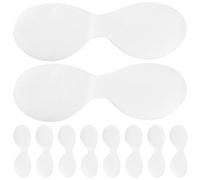 LIFKICH Non Woven Eye Mask Paper 100 Sheets Ultra-Thin Disposable Eye Pads for Moisturizing Skincare Spa Use