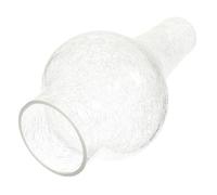 LIFKICH Oil Lamp Chimney Glass Shade Retro Style Cracked Texture Replacement for Broken Lamps Versatile Usage Scene