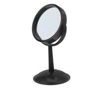 LIFKICH Optical Lens Experimental Physics Concave Mirror with Stand Black Glass Plastic Demonstrating Optical Principles Stable Stand for Easy Positioning Suitable for Teaching