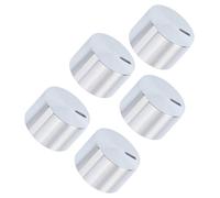LIFKICH Oven Knob Burner Dial Knob Replacement for Gas Hob and Range Cooktops - Aluminium Alloy for Stove Repair and Adaptation - 5Pcs