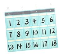 LIFKICH Over Door Hanging Organizer Wall Pocket with Oxford Pouches Cell Phone and Calculator Storage Bag for Classroom Office and Home Use Easy to Hang with Hooks and Easy to Clean