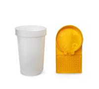 LIFKICH Pet Bee Feeder Product Accessories for Beehive Entrance 2pcs Large Capacity Multi-function Honey and Water Feeding Tool, Suitable for Bee Keeping and Beehive Management