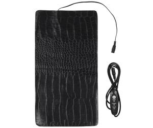 LIFKICH Pet Heating Pad USB 3-Level Adjustable Temperature Carbon Fiber Waterproof Mat for Reptiles and Small Animals in Cold Winter 13.4 x 7.1 Inch
