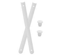 LIFKICH Plastic Drawer Slide Rails Bottom Mount Drawer Runners Replacement for Kitchen Cabinets Wardrobes Wear Resistant Quiet Guide Rails with Easy Installation