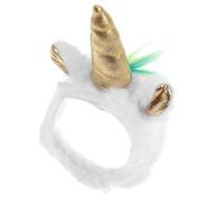 LIFKICH Plush Unicorn Shape Hat for Lizard and Reptile, Comfortable and Lightweight Decorative Pet Hat, Easy to Take, for Festival and Cosplay Parties Random Color