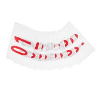 LIFKICH Polyester Cotton Race Bibs 10 Sheets Red Marathon Race Bibs Lightweight Portable for Track and Field Events and Sports Training
