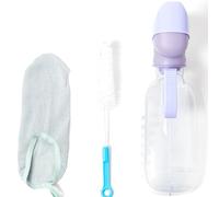 LIFKICH Portable Car Mounting Female Urinal for Bedridden Patients and Travel Use, Multifunctional PVC Urine Bottle with Detachable Design, Skin-Friendly Lavender Urinal for Household