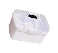 LIFKICH Portable Large Capacity Nail Kit Box Made of Sturdy Pp Plastic with Multipurpose Storage and Lid, for Daily Work and Travel Use by Makeup Artist Friends