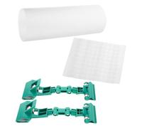 LIFKICH Pottery Splash Shield Clay Screen Plastic Anti-Splash Shield for Pottery Wheel Lightweight Precision Trimming with Clamp Self Adhesive Dots