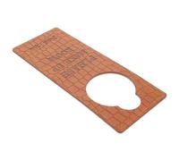 LIFKICH Pu Do Not Disturb Door Sign Double-sided Hanging Door Hanger for Hotel and Club Easy to Read Brown Leather Design