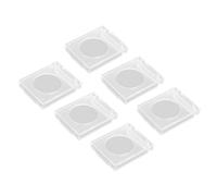 LIFKICH Push Switch Cover Emergency Stop Push Button Cover for Accidental Touch Prevention and Dust Resistance - Wall Mount Button Holder for Homes and Schools, 6Pcs