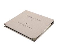 LIFKICH Receipt Organizer Storage Book Paper Material and Coffee Colour, Fashion Outlook Design for Workplaces and Office, for Organizing Receipts and Protecting Photos from Losing