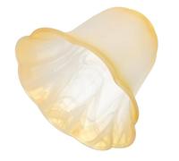 LIFKICH Retro Bell Shaped Glass Lamp Shade Elegant Replacement for Pendant and Desk Lamps Lightweight and Easy to Install Fits Modern and Vintage Decor Styles