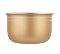 LIFKICH Rice Cooker Sturdy Inner Pot Replacement Stainless Steel 2l Capacity Multipurpose Design with Scale Suitable for Cooking Rice and Holding Soup Universal Cooker Liner