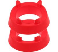 LIFKICH Rugby Kicking Tee Ball Holder Pp Plastic 2 Pcs with Four-corner Stable Base Design, Space-saving Sports Ball Display Stand for Footballs and Basketballs at Homes and Offices
