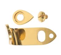 LIFKICH Saxophone Thumb Rest Replacement Metal Holder for Saxophonist with Firm and Stable Structure, Sturdy Golden Sax Thumb Rest Enhancing Playing Experience