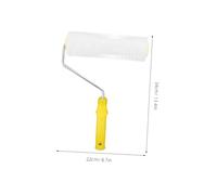 LIFKICH Self Leveling Defoaming Spiked Roller Brush for Epoxy Floor Paint Wear Resistant Floor Roller with Easy Grip Handle for Bubble Removal in Construction