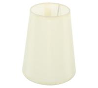 LIFKICH Semi-Circular Table Lamp Shade for E14 Bulb, Decorative Fabric Lampshade with Cloth Composite PVC Material and Iron Frame, Eye Protection and Easy to Install, for Living Room