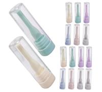 LIFKICH Silicone Hard Contact Lens Remover Tools with Ergonomic Design 16pcs and Hygienic Material for Stable Control, Compact Scleral Lens Plunger and Random Color Suitable for Travel